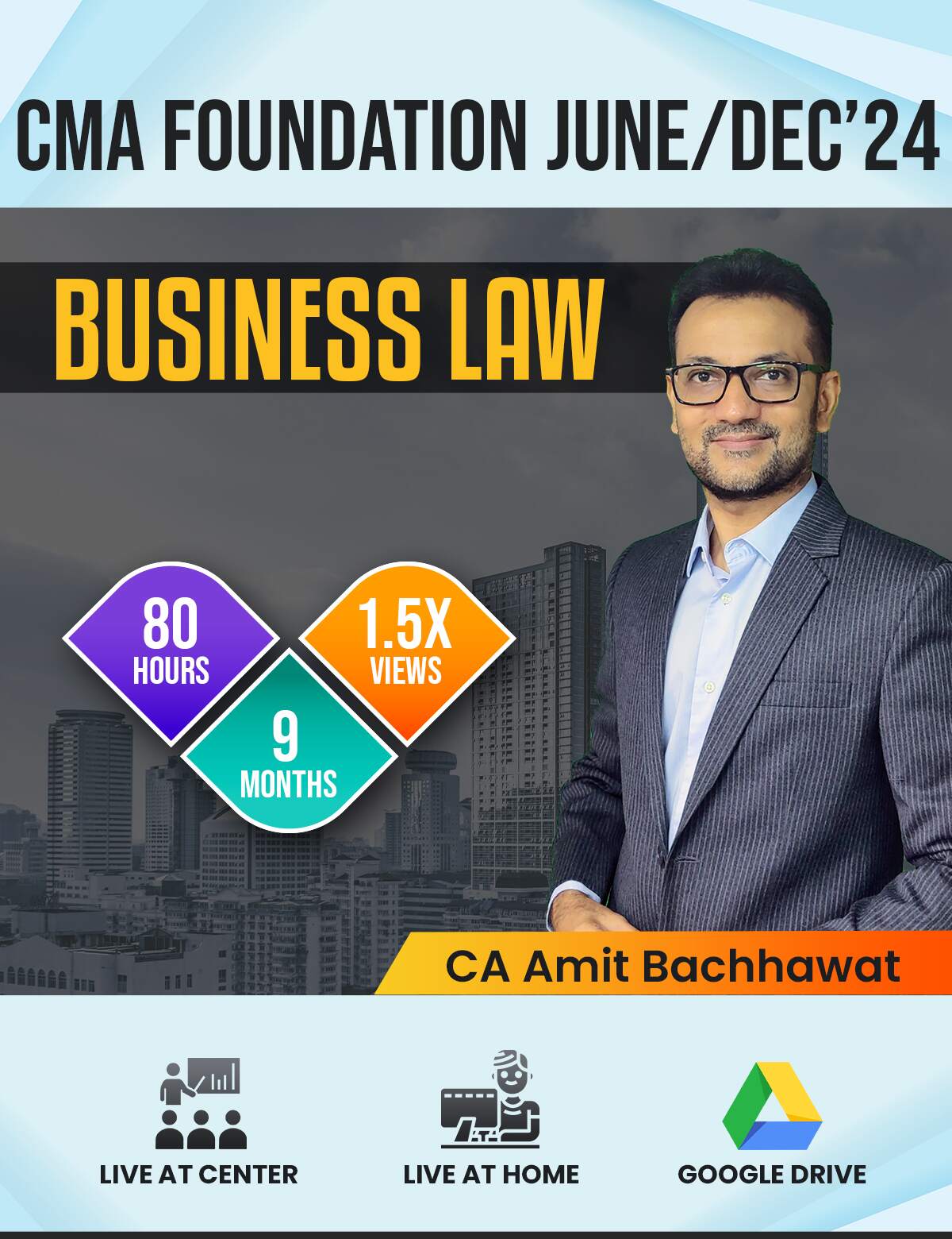 CMA Foundation Law New Syllabus for Batch June'24 / Dec'24